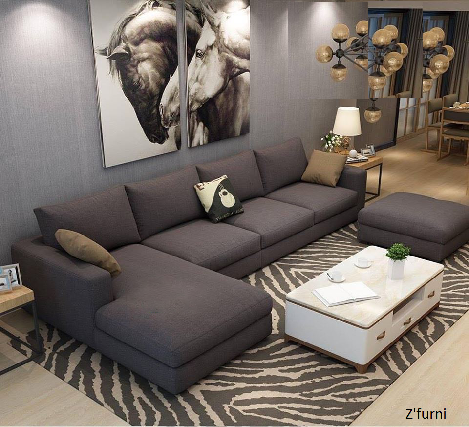 Ghế Sofa góc phòng khách ZF77