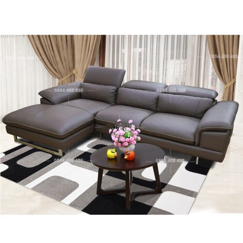 Ghế sofa da bò thật 100% ZFG38