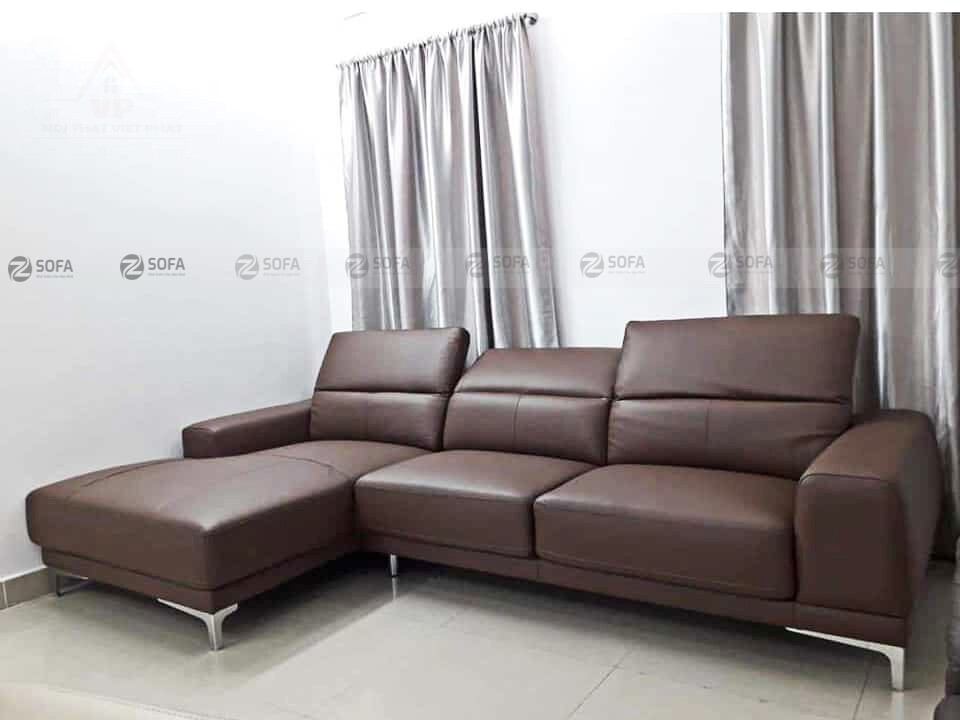 Sofa da bò nhập khẩu Zfurni ZF68