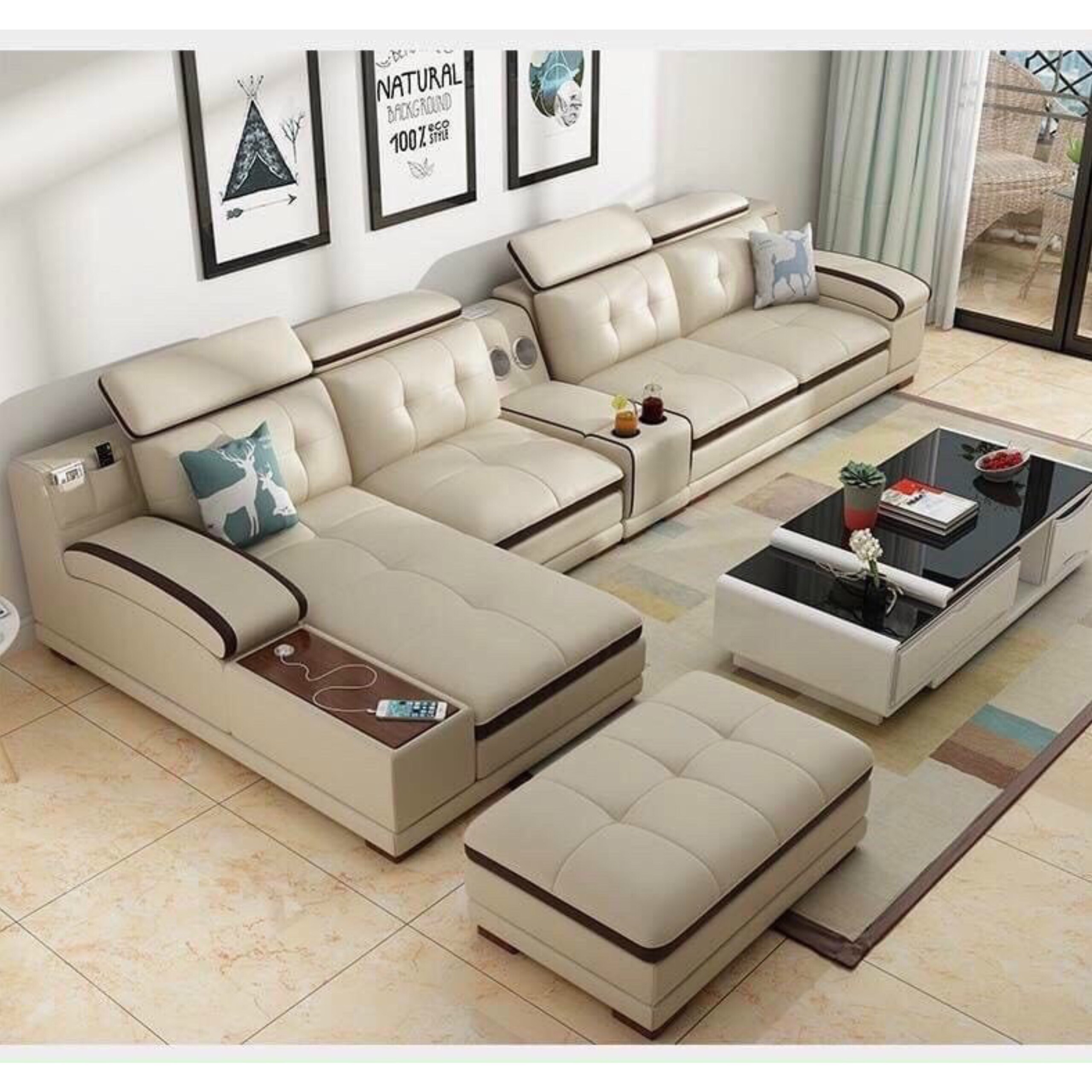 Sofa L cao cấp ZFA24