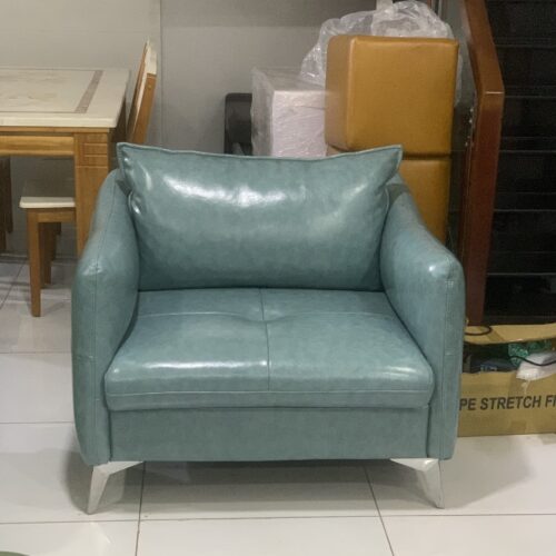 Sofa đơn thanh lý màu xanh ZF719