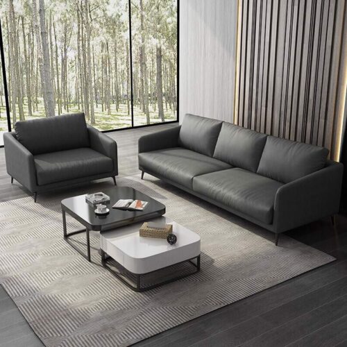 Bộ ghế sofa da cao cấp ZF445