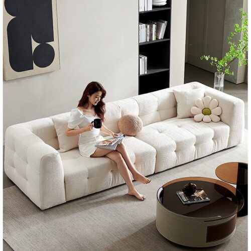 Băng Sofa Decor Vải Lông Cừu ZF452