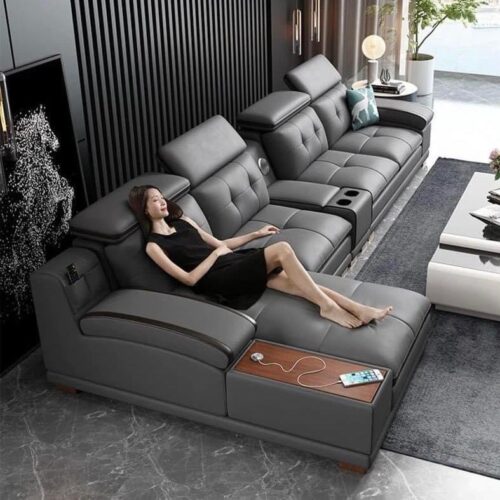 Sofa L cao cấp ZF634