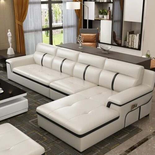 Bộ Sofa L Cho Phòng Khách Hiện Đại ZF180