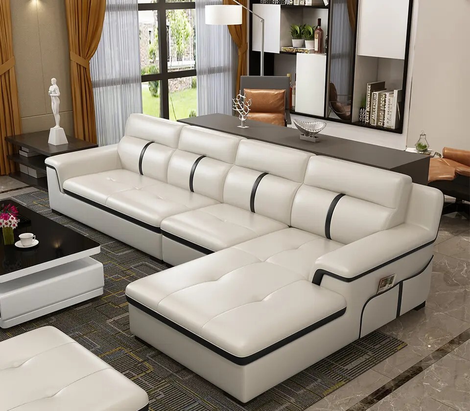 Bộ Sofa L Cho Phòng Khách Hiện Đại ZF180