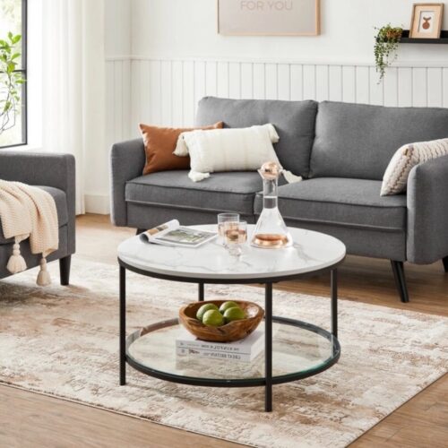 Bàn Sofa Mặt Tròn ZF217