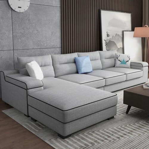 SOFA GÓC Vải ZF829, KT 2m4