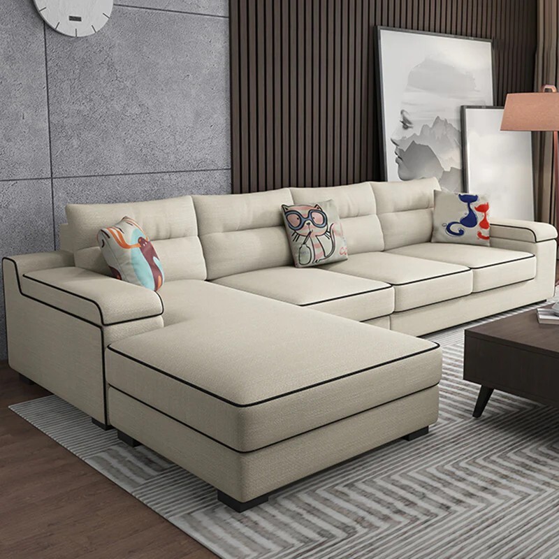 SOFA GÓC Vải ZF829, KT 2m4