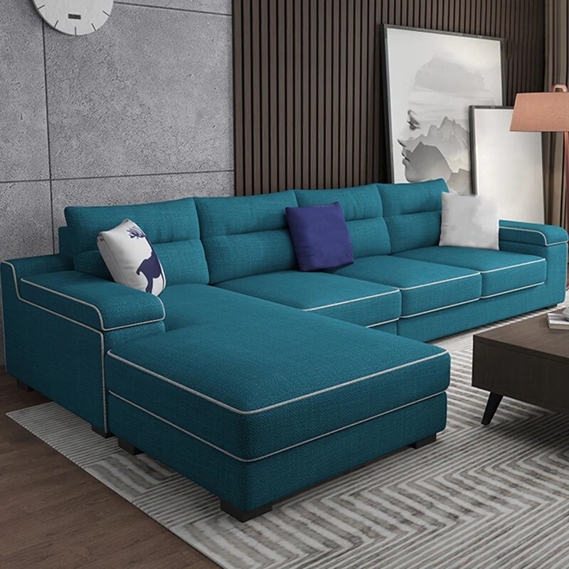 SOFA GÓC Vải ZF829, KT 2m4