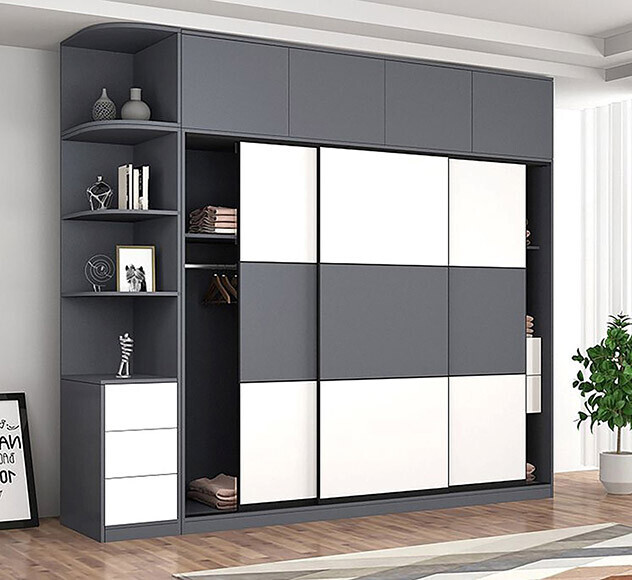 Tủ Quần Áo kết hợp giường ngủ ZF-T234